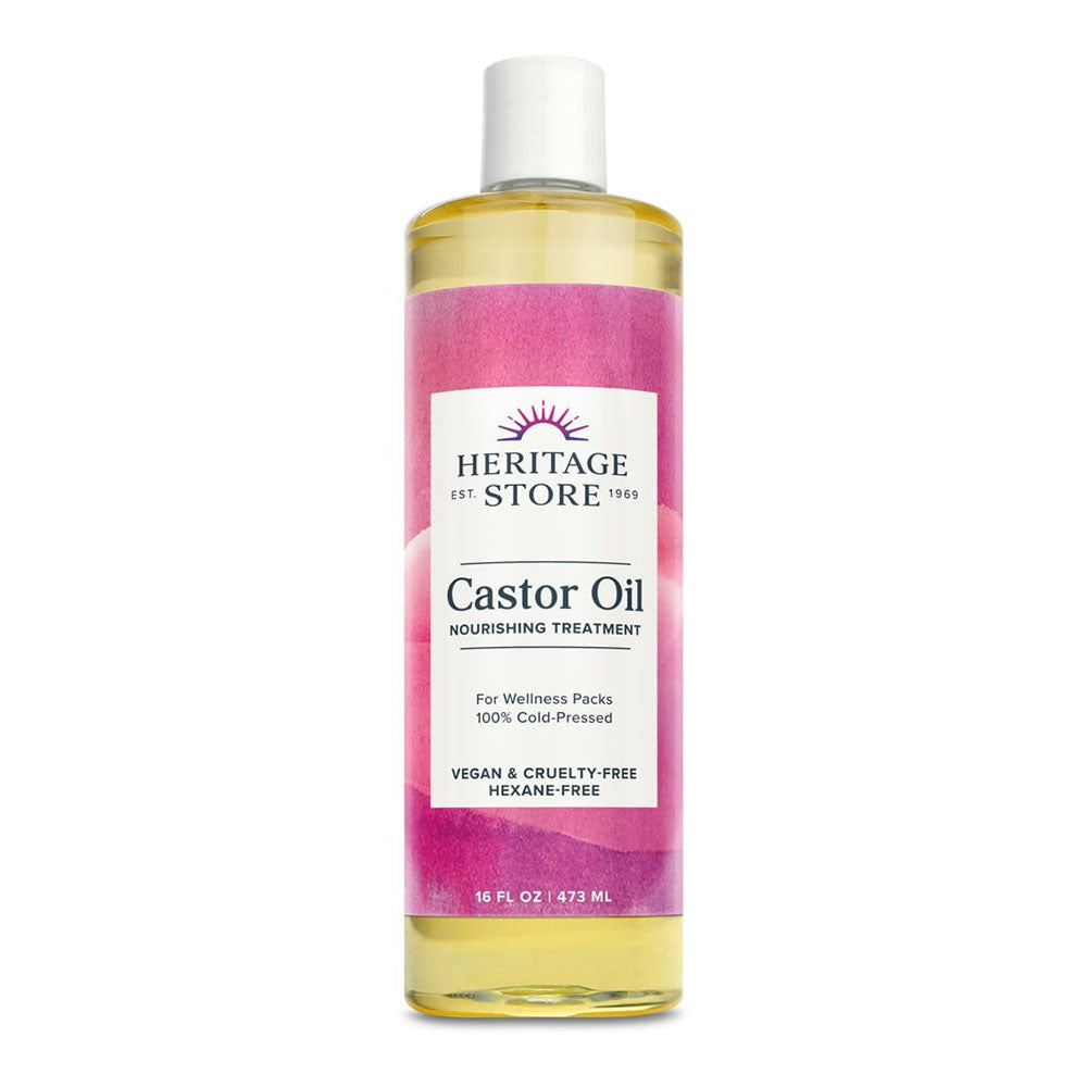 Heritage Store The Palma Christi Castor Oil, 16 Oz